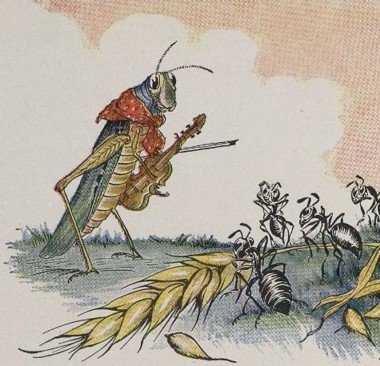 LA CIGARRA Y LA HORMIGA